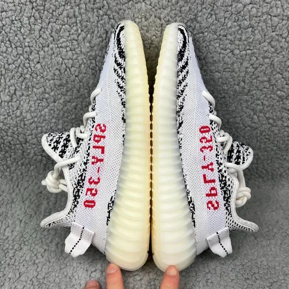 Yeezy Boost 350 V2 Mens 5.5 Shoes White Black Red Zebra Adidas Kanye West 2019 2